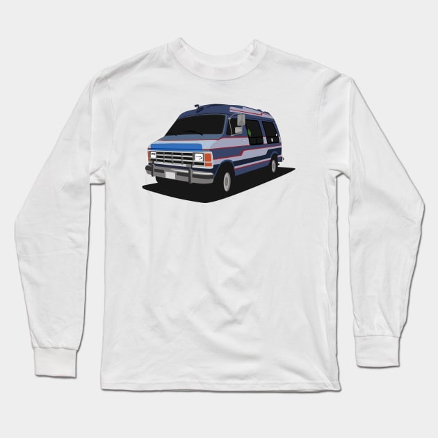 Dodge B250 Long Sleeve T-Shirt by TheArchitectsGarage